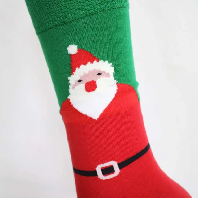 Wholesale Cheap Comfortable Casual Christmas Women Crew Socks