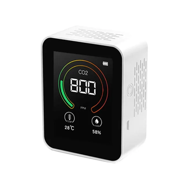 

CO2 Meter,2 Pieces, Black, white (optional)