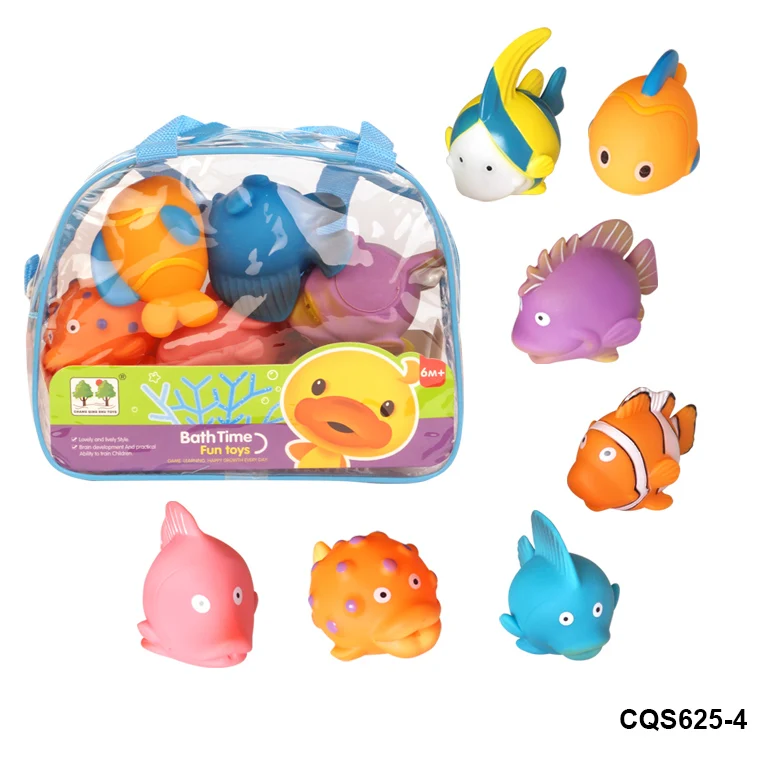 plastic fish bath toys