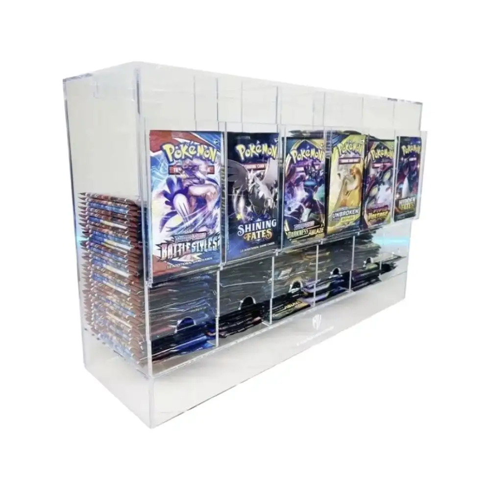 pokemon custom booster box The Hobby Lair Deluxe Case 4mm thick on the front and back Acrylic Display Case for Pokemon