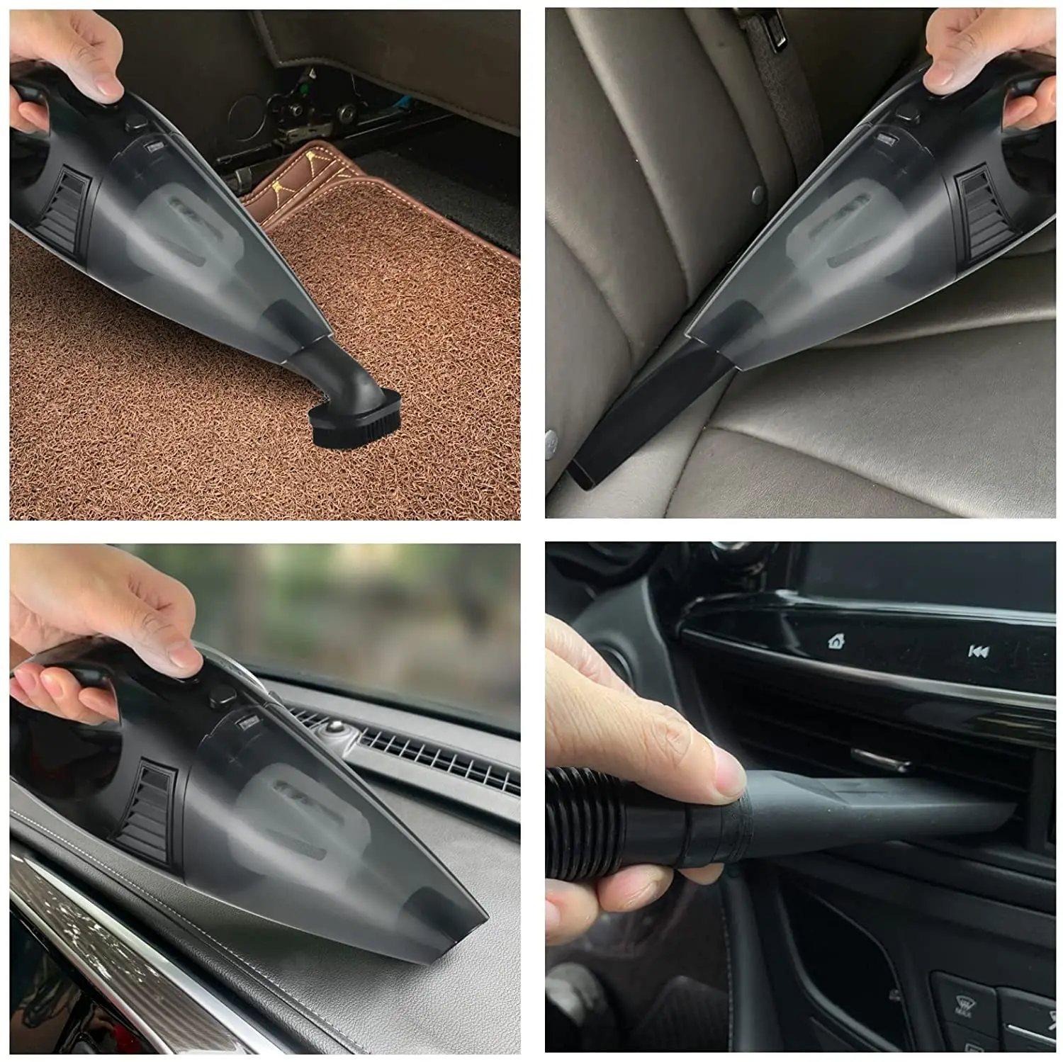 Wet And Dry Small Family Car Dual Use Vacuum Cleaner Portable Car