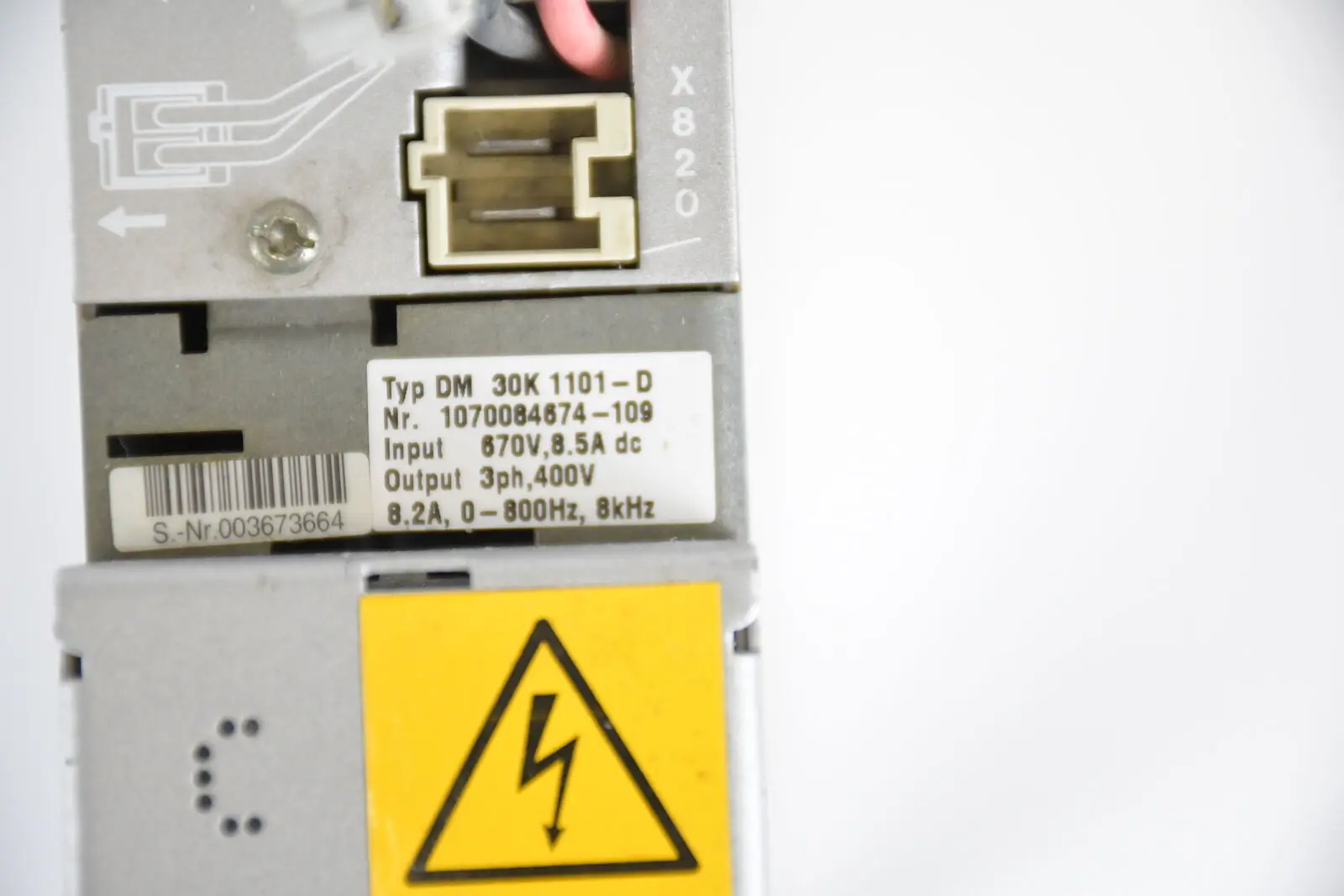 Indramat Rexroth Dm Servo Regelgerat Dm 4k 1101-d ( 1070084674 -109 )ac ...