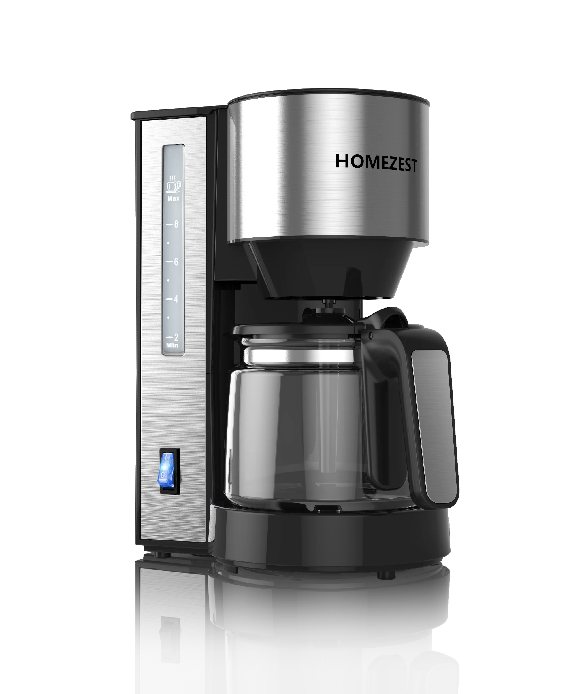 Homezest Cm1300b Hot Selling House Use Automatic Cafetera Machine 1.25l