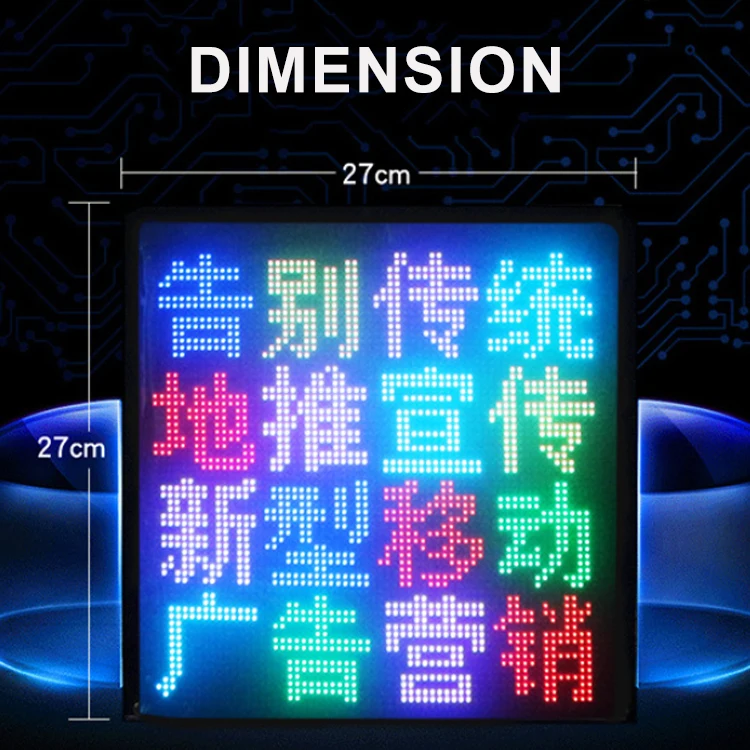 YZORA Wifi Advertising Led Screen Jacket Waterproof Display Dynamic LED Vest In Stock