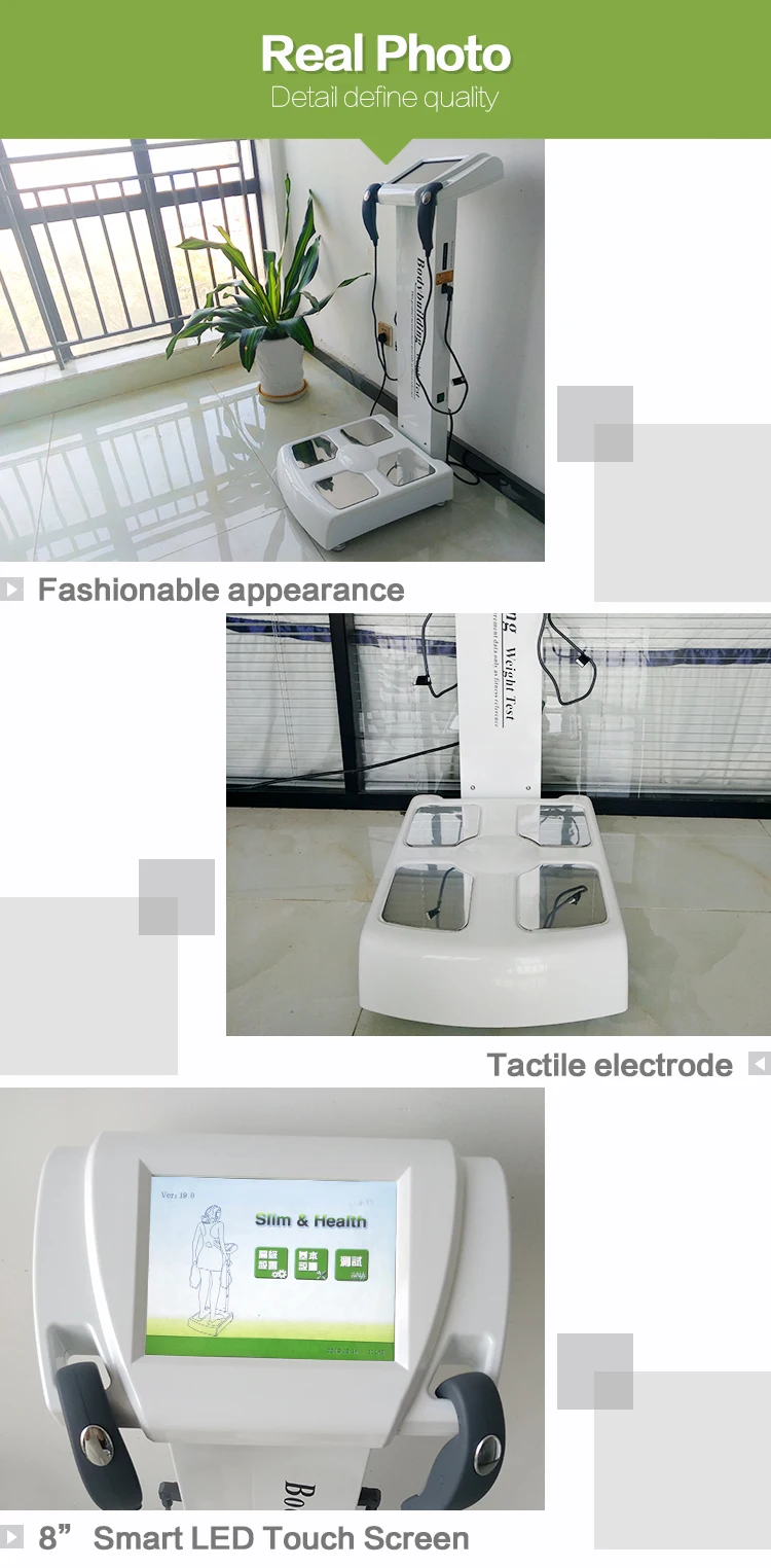 Bioelectrical Impedance Body Composition Analysis Fat Analyzer Machine
