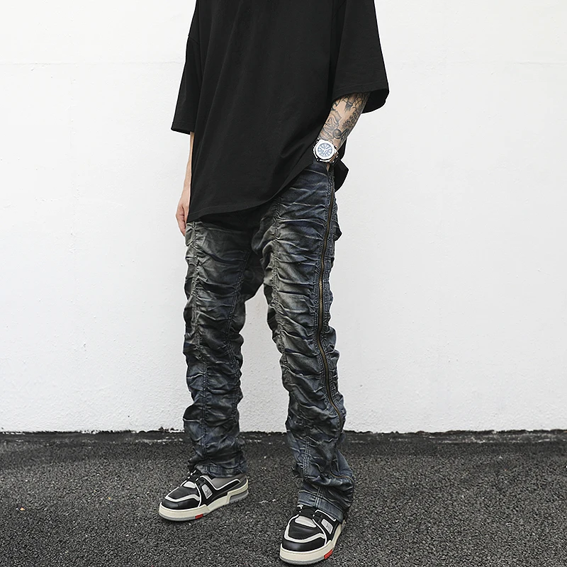 Oem Fog Celana Jeans Pria,Denim Kotor 