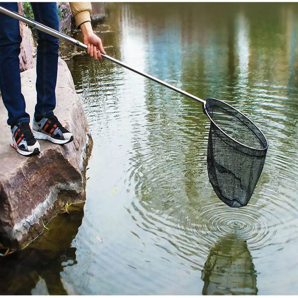 Deep Scooper Extendable Handle Long Large Telescopic Pond Skimmer