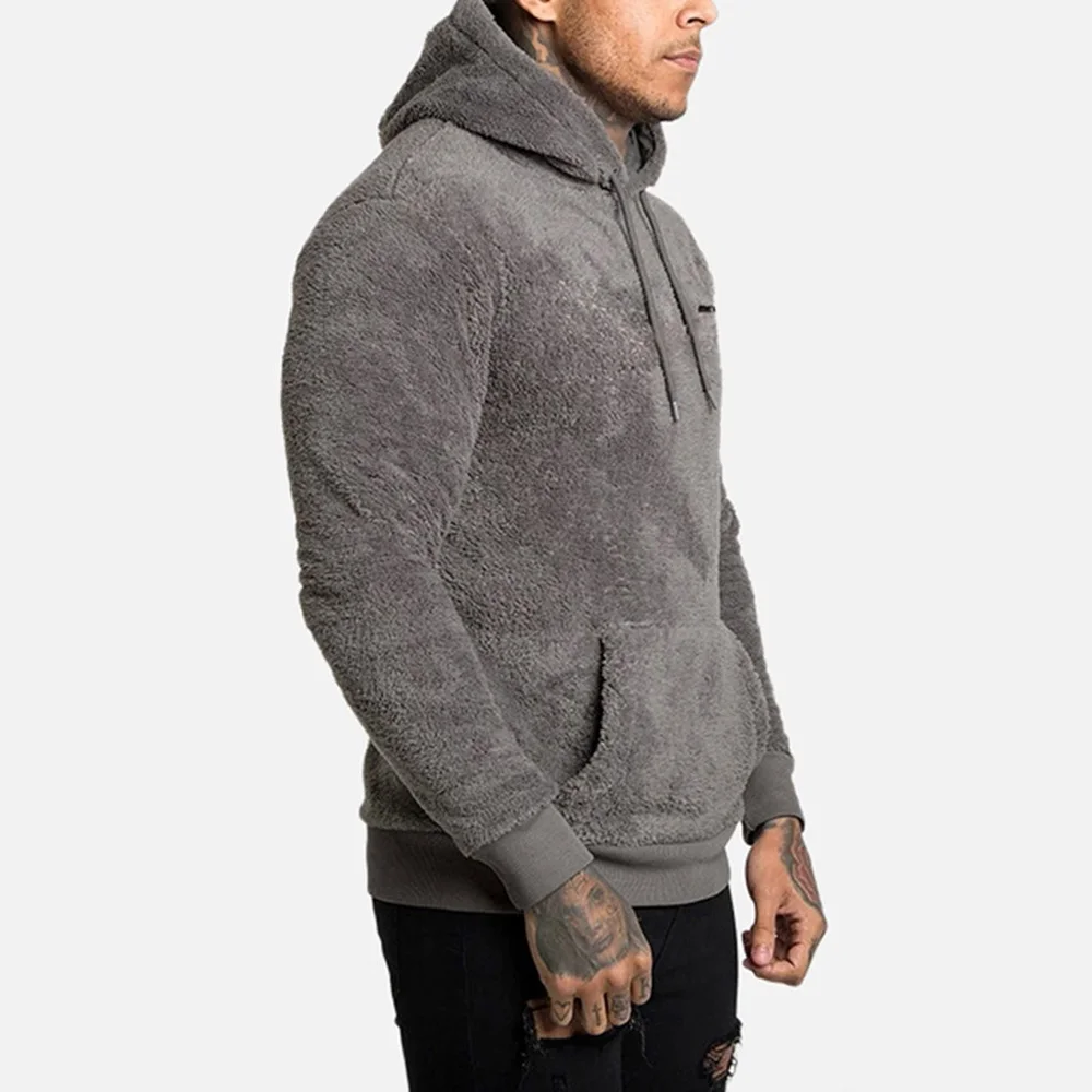 Wholesale high quality new fashion men velvet hoodie