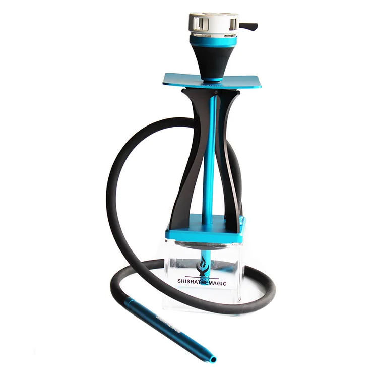 Custom Modern Sheesha Hookah Box Aluminum Acrylic Hookah Without Bowl
