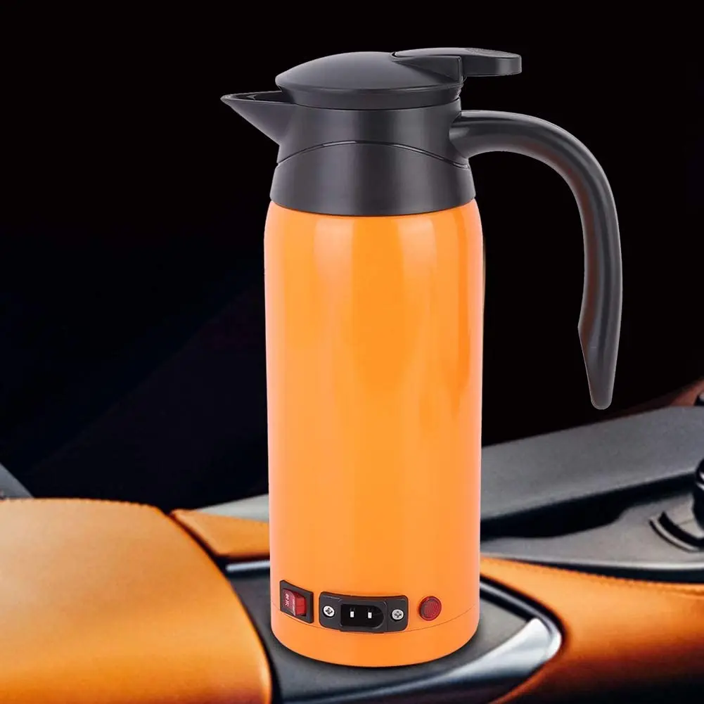 Car Electric Water Kettle 800ml 12v 24v Large Capacity Portable
