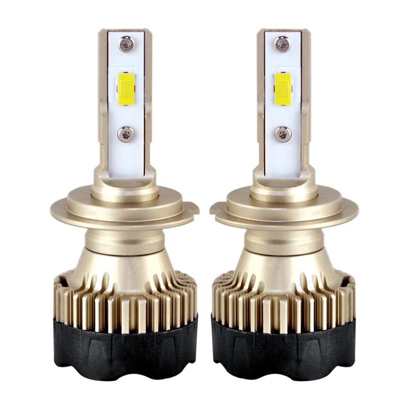 car led headlights bulbS H7 H1  Head Lights 6000K White Universal Car Automobile LED Head Light Replaceable Bulb