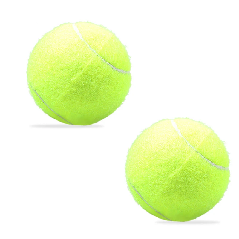 
Cheap Fluorescent Green Natural Rubber Professional Training Tennis Balls 