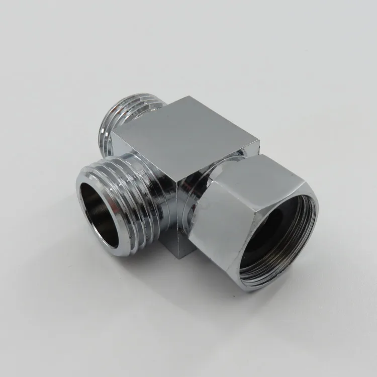 铜三通连接角度阀浴室厨房水分光器水龙头配件