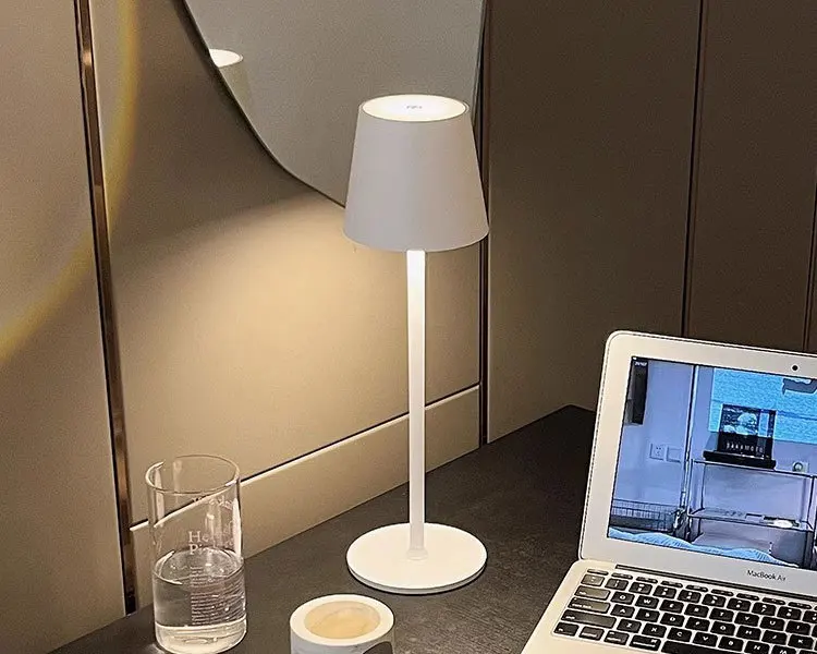 Cross-border high-foot chargingABSDesk Lamp Bedroom Study Night Light Bedside Decorations Touch