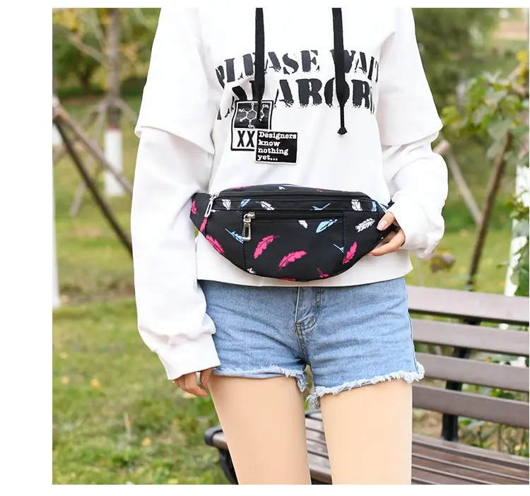 Fashion Custom Waist Bag Custom Logo Sports Shopping Bags Cheap Travel