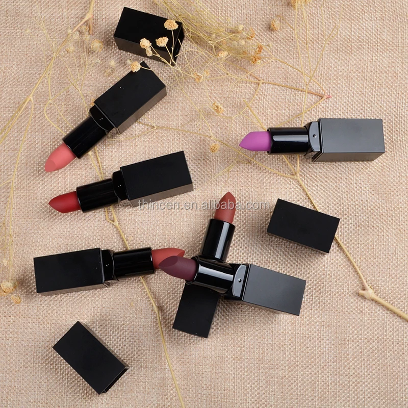 12 Color Long Lasting Make Up Matte Private Label Lipstick