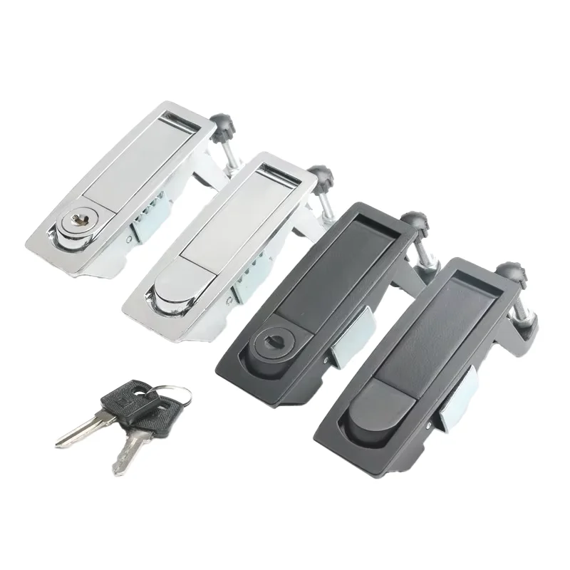 High-Pressure Industrial Lock Ms606-2 Black Push-Button Flat Lock for Boiler and Air Compressor with Cutting Service factory