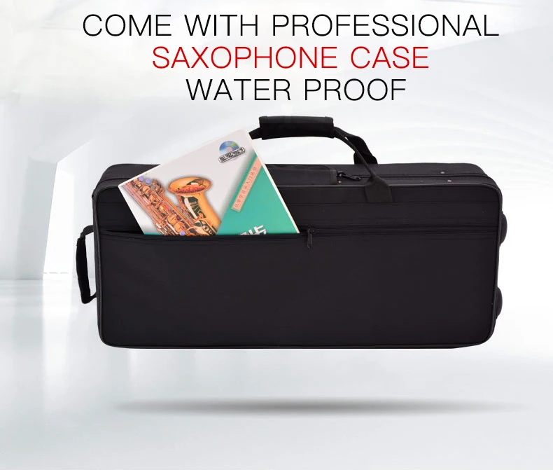 Rose Gold Lacquer Brass Alto Instrument Accessories Professional Eb  China Sax Saxophone Alto