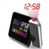 Digital Electronic Table Projection Alarm Weather Station Clock