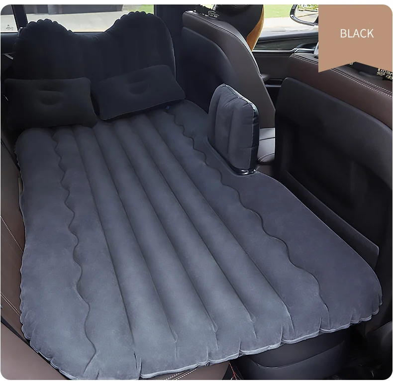Sunshine Car Inflatable Bed Protable Camping Air Mattress with 2 Air Pillows Universal SUV