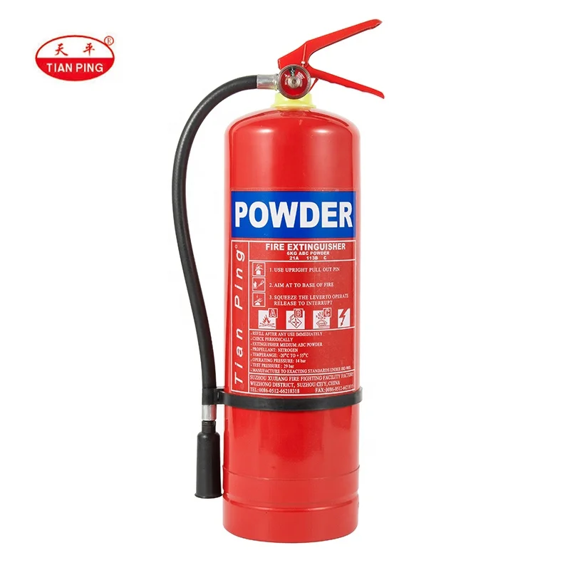 6kg Abc Dry Powder Fire Extinguisher - Buy Portable Fire Extinguisher ...