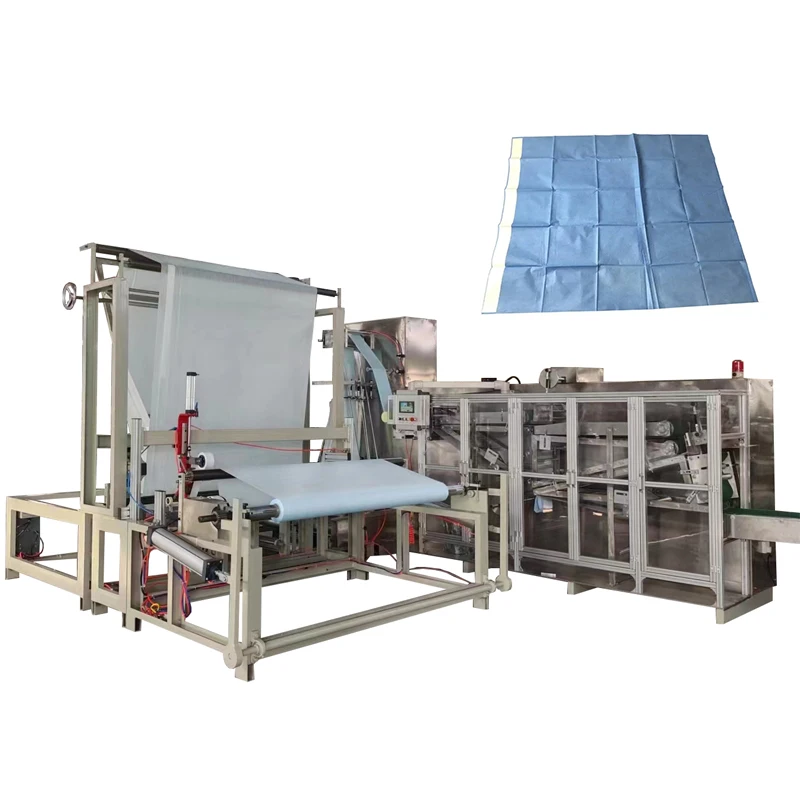 Medical Bed Sheet Folding Machine Disposable Surgical Drape Making