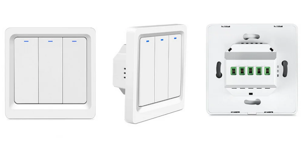 Single Live Wire Version Wireless WIFI Smart Switch, WiFi Smart Panel, Phone / Button / RF Control - ANKUX.COM