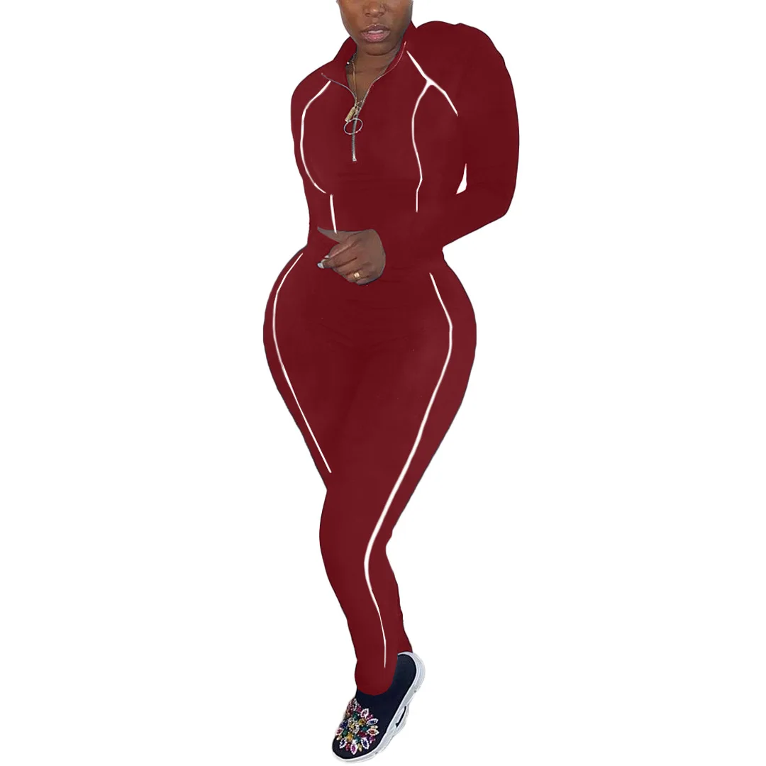 Matching Set Women Clothing Jogging Two Piece Pants Set Ladies Sweat Suits Womens Joggers 