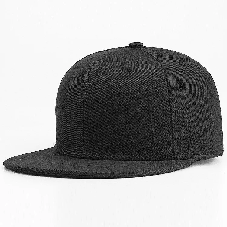 58-62cm Big Size 6 Panel Flat Brim Fitted Snapback Hats - Buy Custom 58