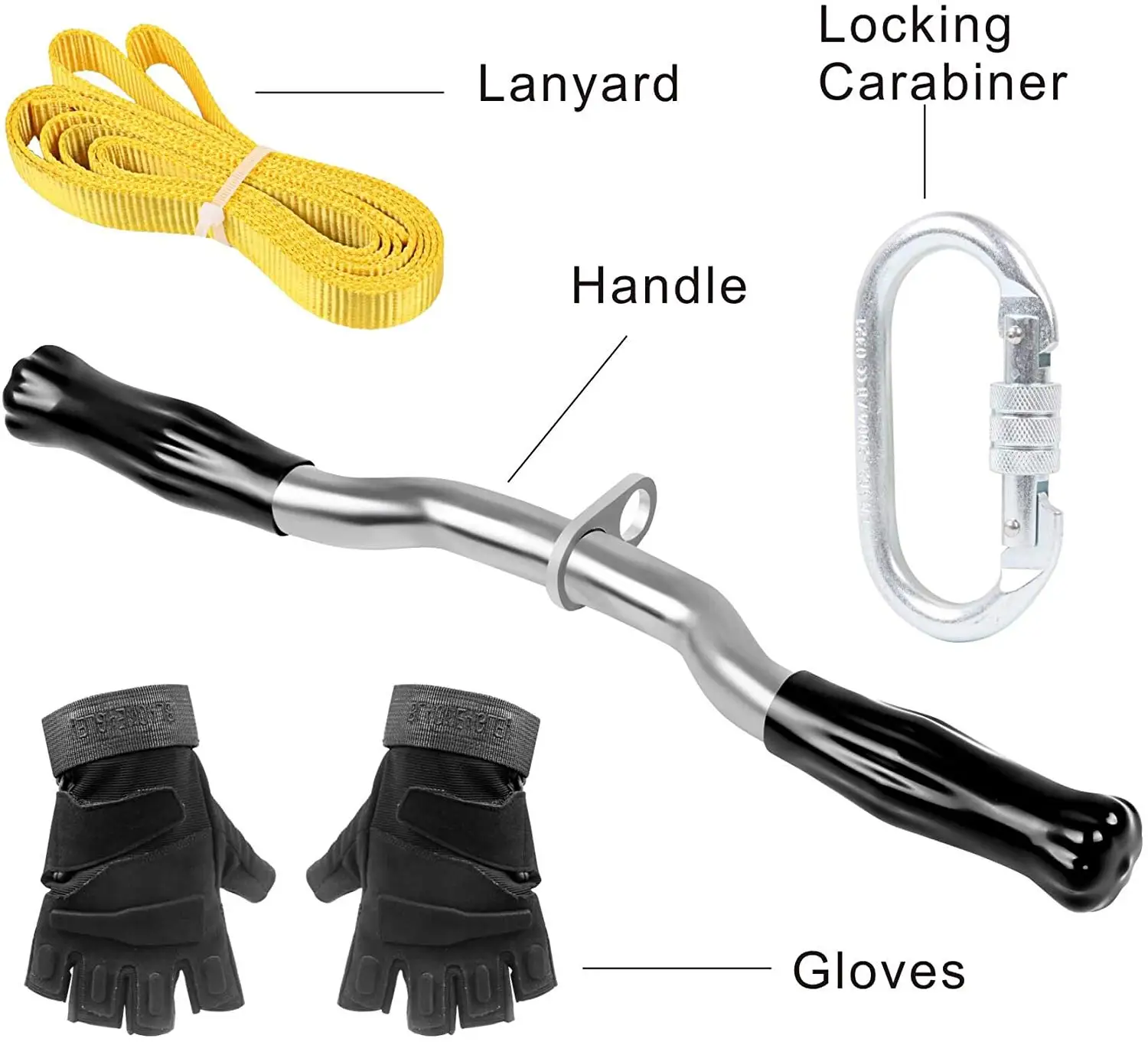 Ctsc 150ft Heavy Duty Zip Line Kit (up To 350 Lbs) Zip Line With