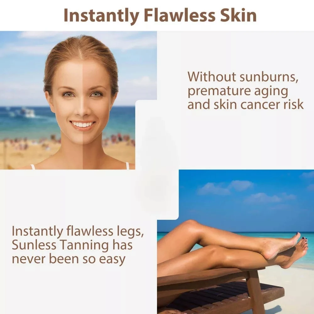 Private Label Oem Samples Body Rapid Tanning Gel Strong Tan Face Cream