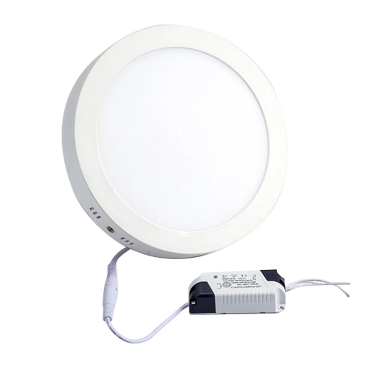 6W 12W 18W 24W All-in-One Round Surface LED Panel Light