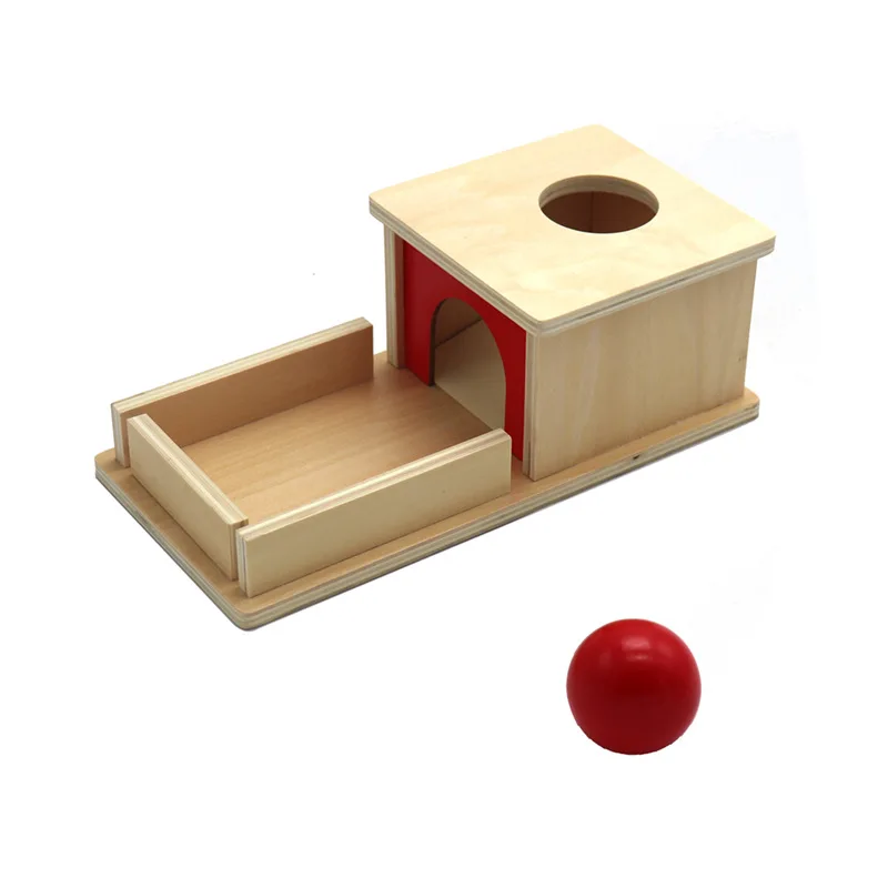 Montessori Object Permanence Kiste Holz Praktisch Lernen Spielzeug Au 