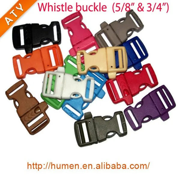 Oem 3/8 "color Side Release Plastic Strap Buckle Belt Colorful Plastic