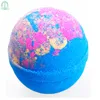 High quality wholesale price bath bomb set colorful bubble fun bath 180g bath fizz