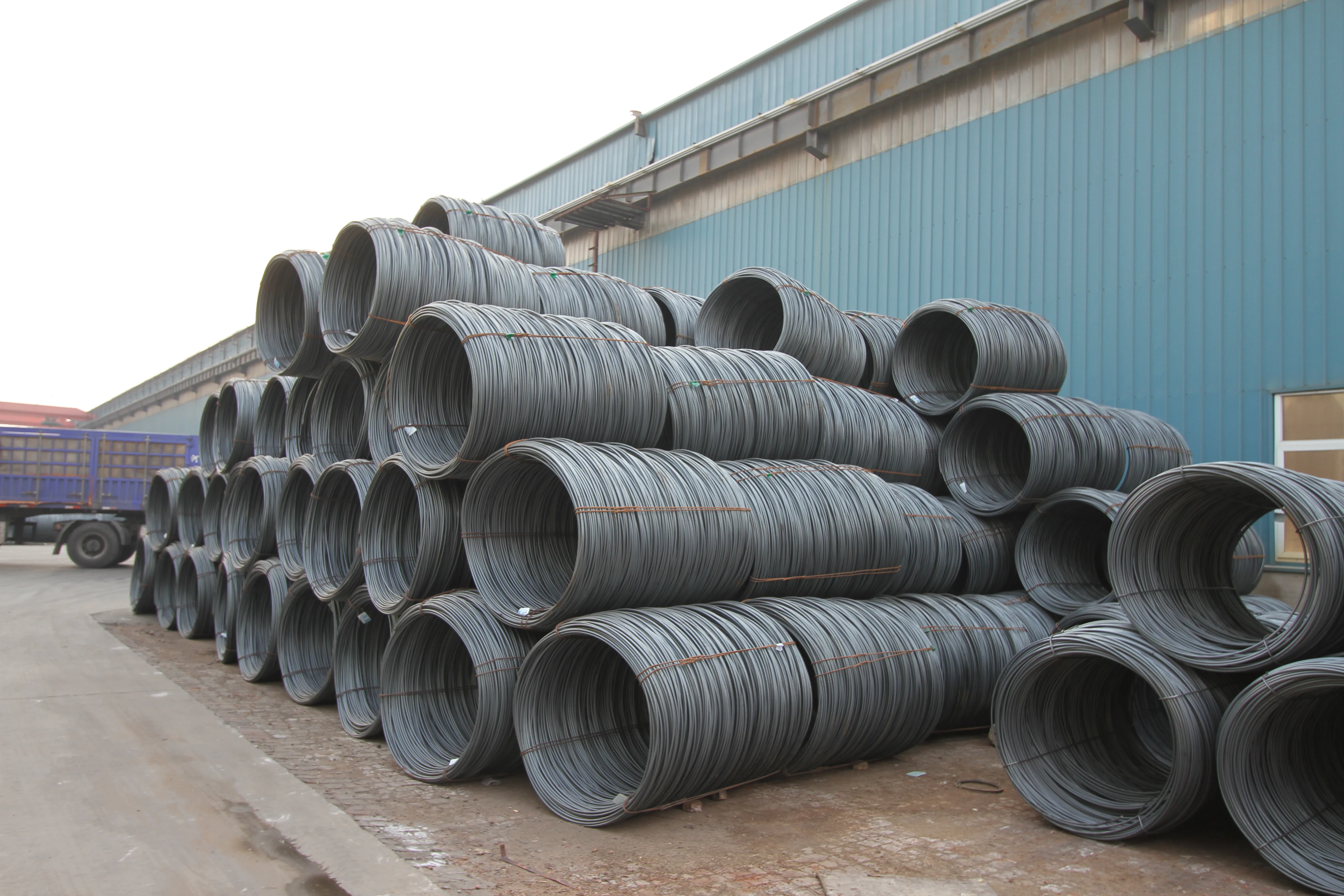 China Suppliers Hot Rolled Steel Wire Rod In Coils! 5.5mm 6.5mm Low