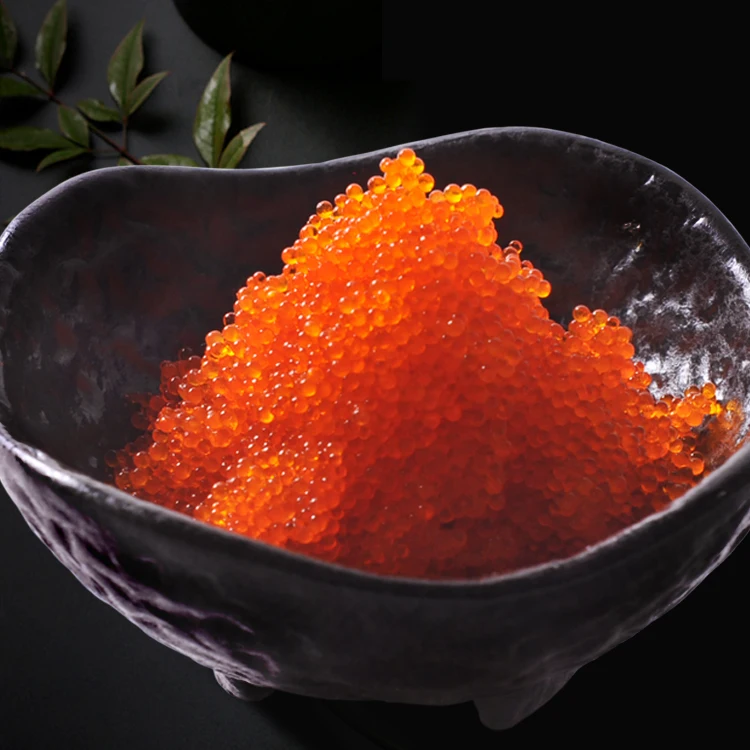 Seasoned Flying Fish Roe Flying Fish Roe Frozen Tobiko Sushi Japanese