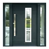 High Quality Solid Wood Toughened Glass Main Entrance Door