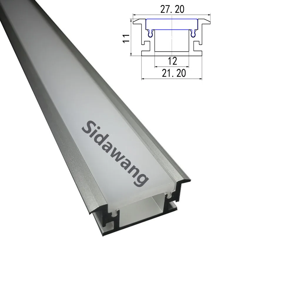 Waterproof Floor Aluminium Profile Led Channel for 12mm Strip 5050/3528/2835 Strip