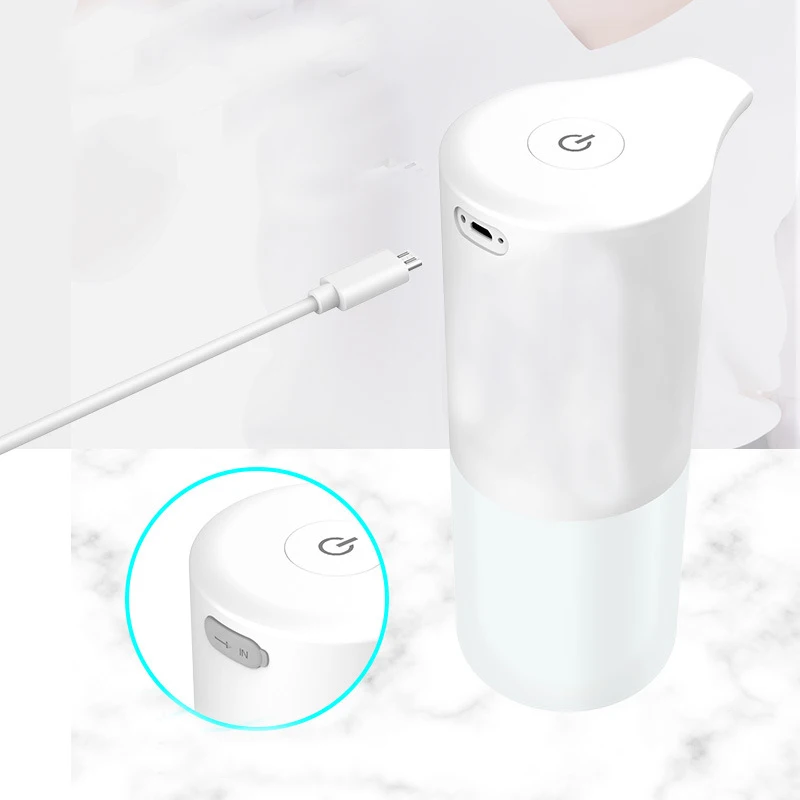 2020 NEW Plastic ABS auto touchless automatic 350ml sensor electric foam hand soap dispenser