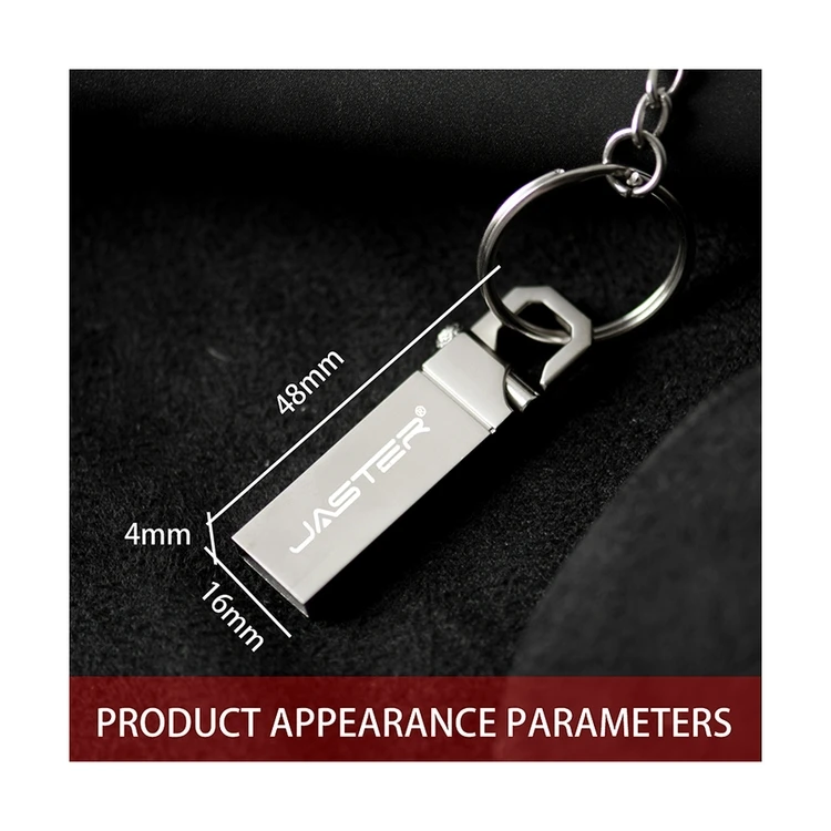 JASTER USB Flash Drive 64GB Metal Pendrive High Speed Memory Stick 4GB 32GB Pen Drive Real Capacity 16GB USB Flash Custom LOGO - ANKUX.COM