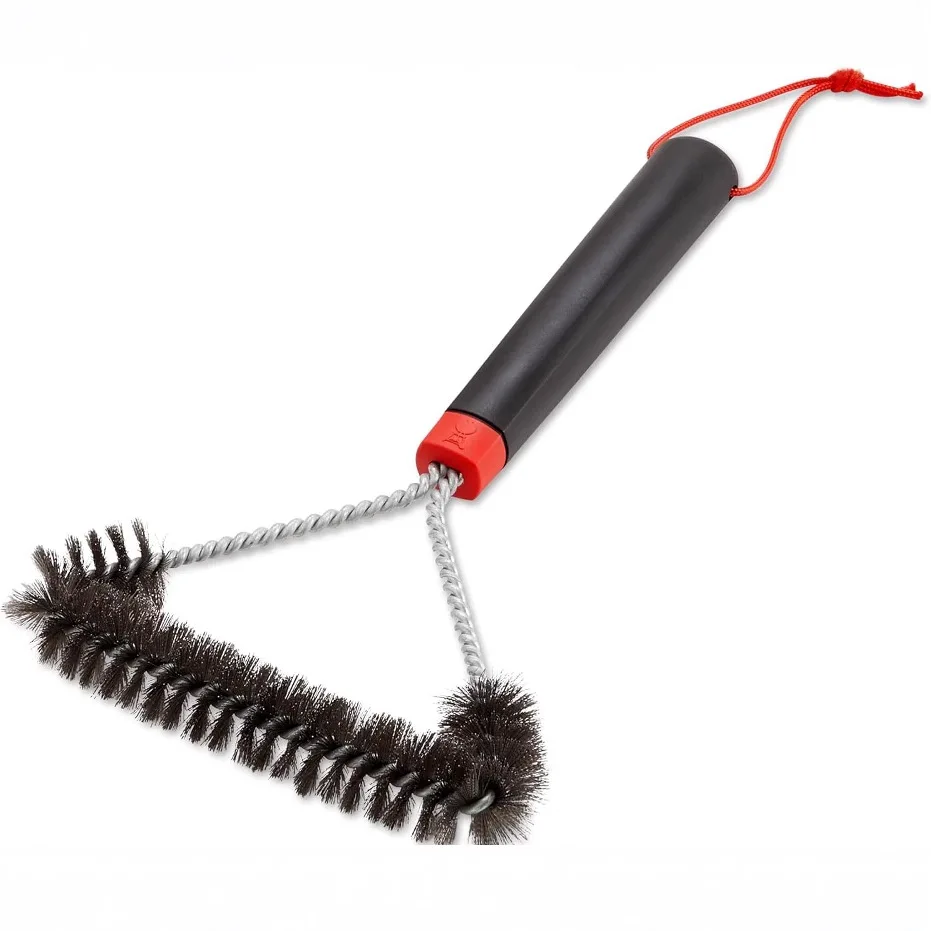 New Stainless Steel Grill Brush with Long Handle-Portable BBQ Cleaning Tool Durable & Multi-Function details