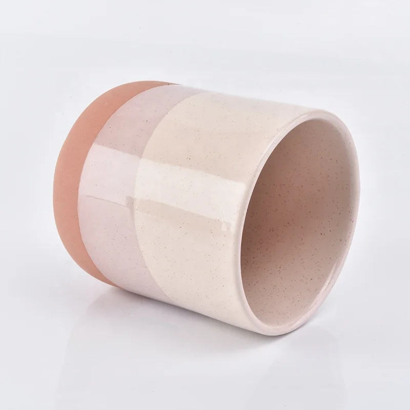 Matte ceramic candle tumbler table candle holder wholesales