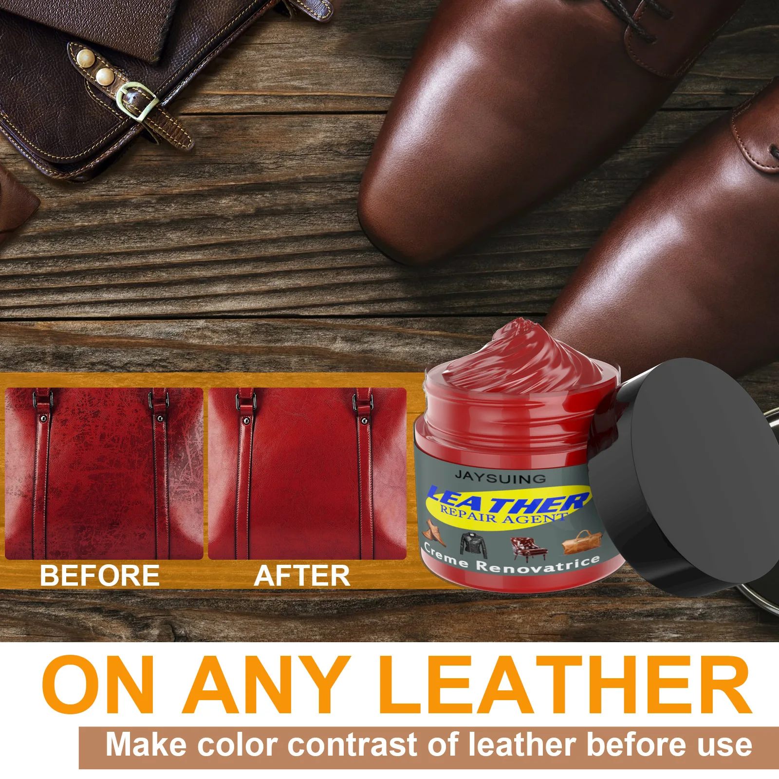 C0924 Car Leather Seat Repair Paste,Leather Color Correction Paste