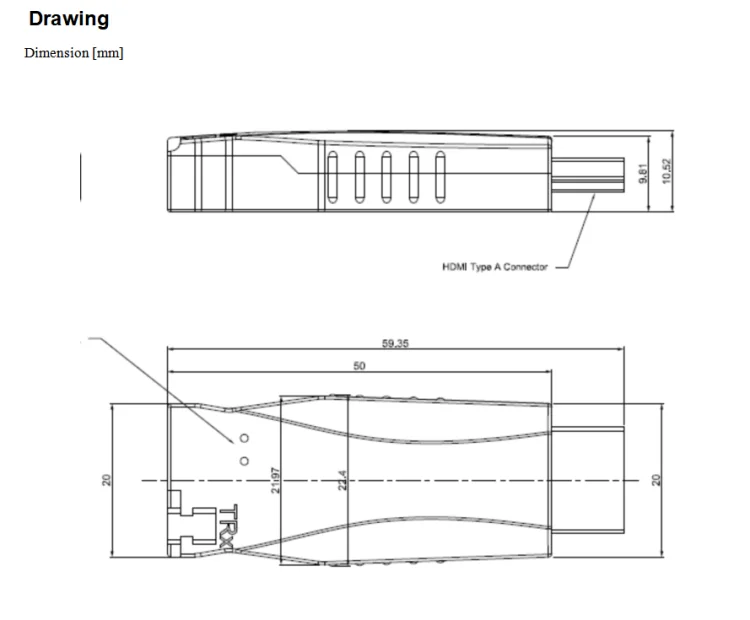 4K HDMI Fiber Optical Transmitter Receiver Up to 300m / 984FT with LC connector , Micro USB power supply