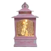 LED lighted Home Decoration Playing Guitar Angel snow lantern