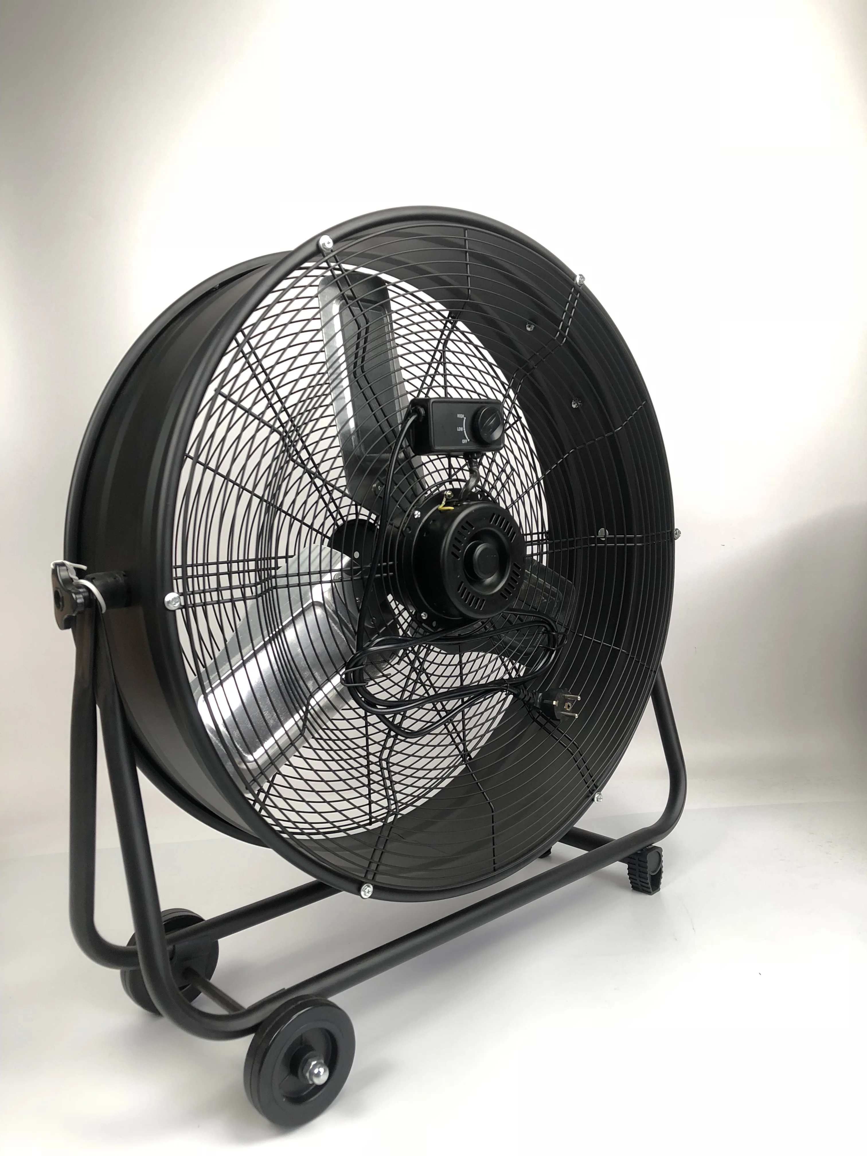 Floor Barrel Drum Fan, 110v, 120v, 24"30"36"42", Portable - detail 4