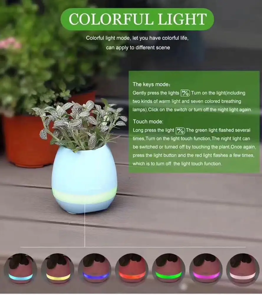 potting lighter echo Bluetooth Wireless bocina diffuser speaker - ANKUX.COM