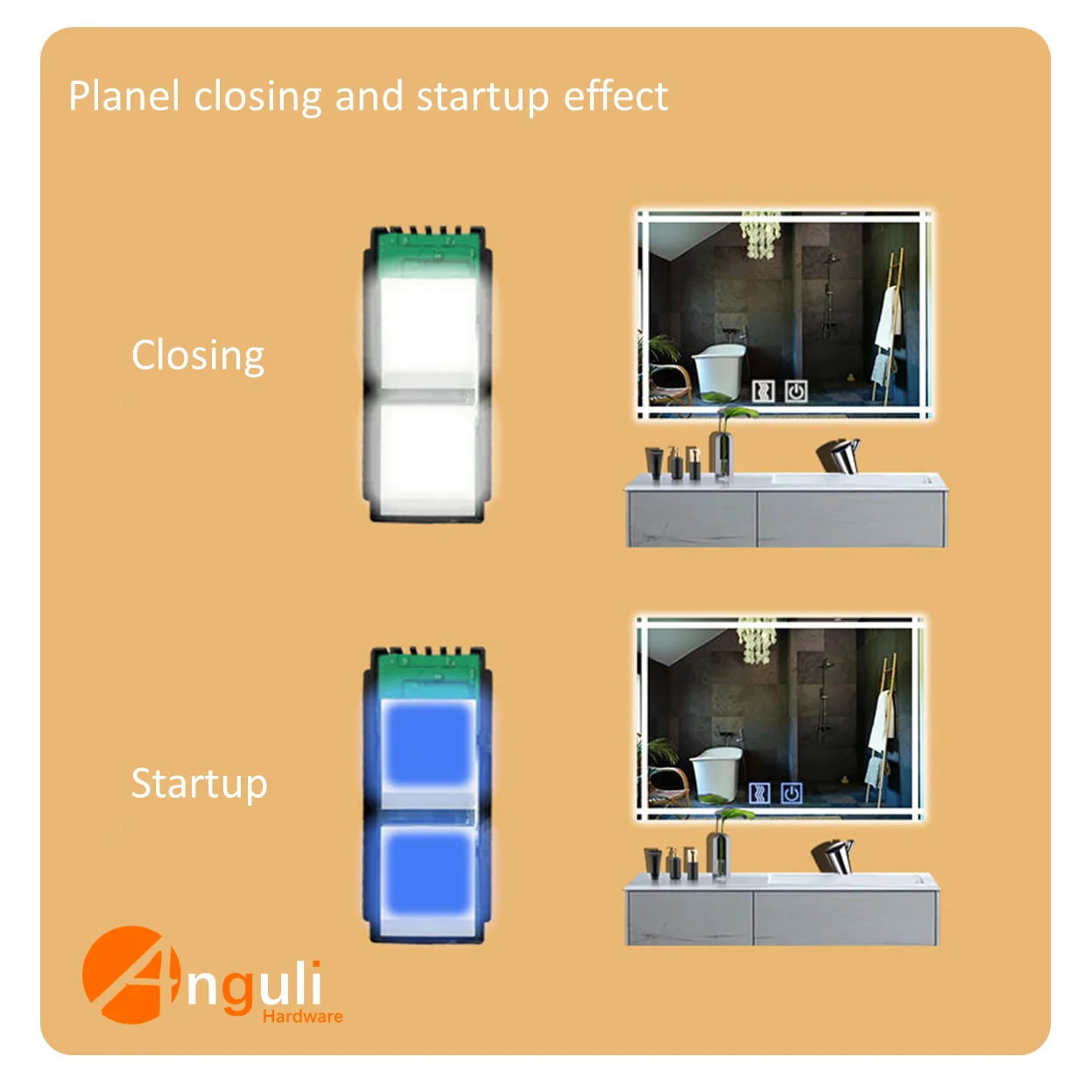 Smart Wall Vanity Bathroom Touch Dimmer Light Memory Switch Led Mirror Touch Sensor Switch Buy