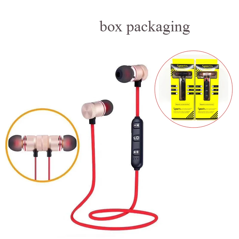 001 Headphones Magnetic Wireless BT4.2 Earphone M9 XT6 Sport Running Wireless Headset Hands Free
